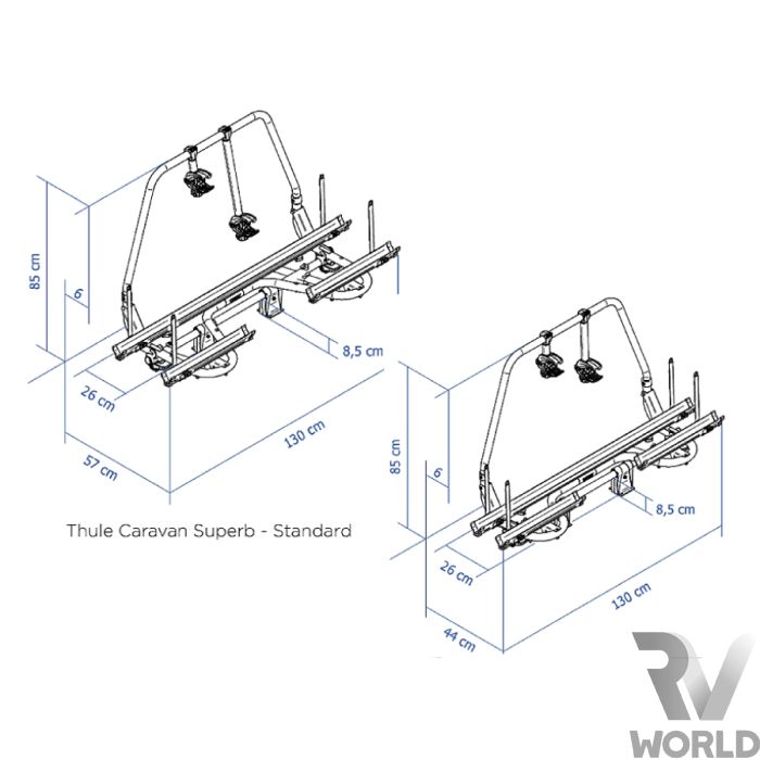 Thule caravan a frame bike rack online