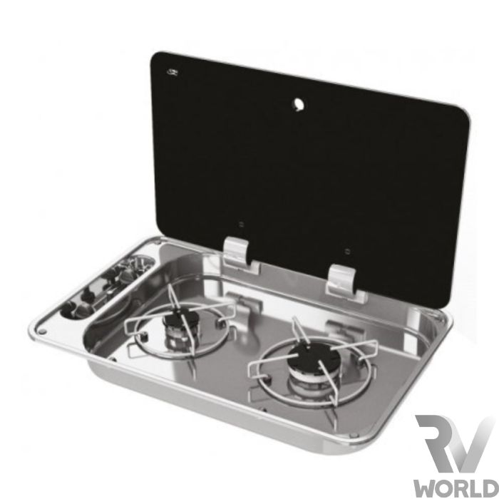 New world gas hobs sales with glass lids