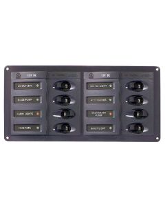 8 Way Circuit Breaker Panel - Horizontal