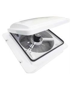 MaxxAir Maxxfan Plus Vent. Fan, Manual Lift & Thermostat - White Lid (360 x 360)