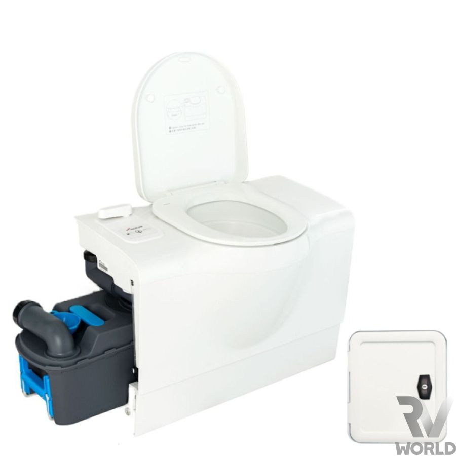 Bench Cassette Toilet with Access Door Shop RV World NZ