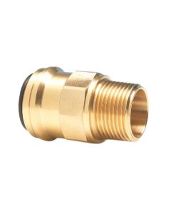 12mm x 1/2" BSP Male Adapter Brass