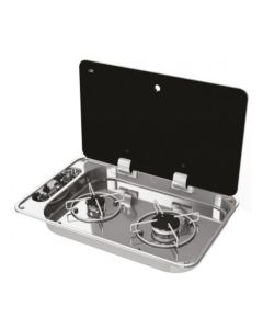 CAN 2 Burner Gas Hob with Lid