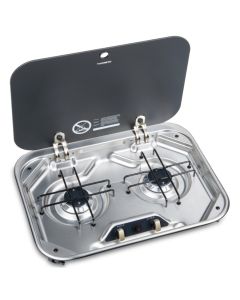 Dometic 2 Burner Gas Hob with Lid