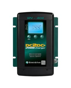 Enerdrive ePower EN3DC40+. 12V 40A DC-DC Battery Charger - Alternator & Solar Inputs
