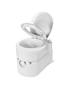 Challenger Cassette Toilet with Manual or Pressured Water Flush