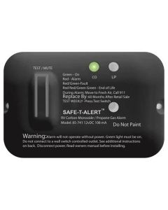 Safe-T-Alert Low Profile Multi Gas Alarm. LPG and Carbon Monoxide - Black