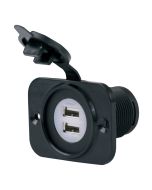 Dual USB Charger Flush Mounted